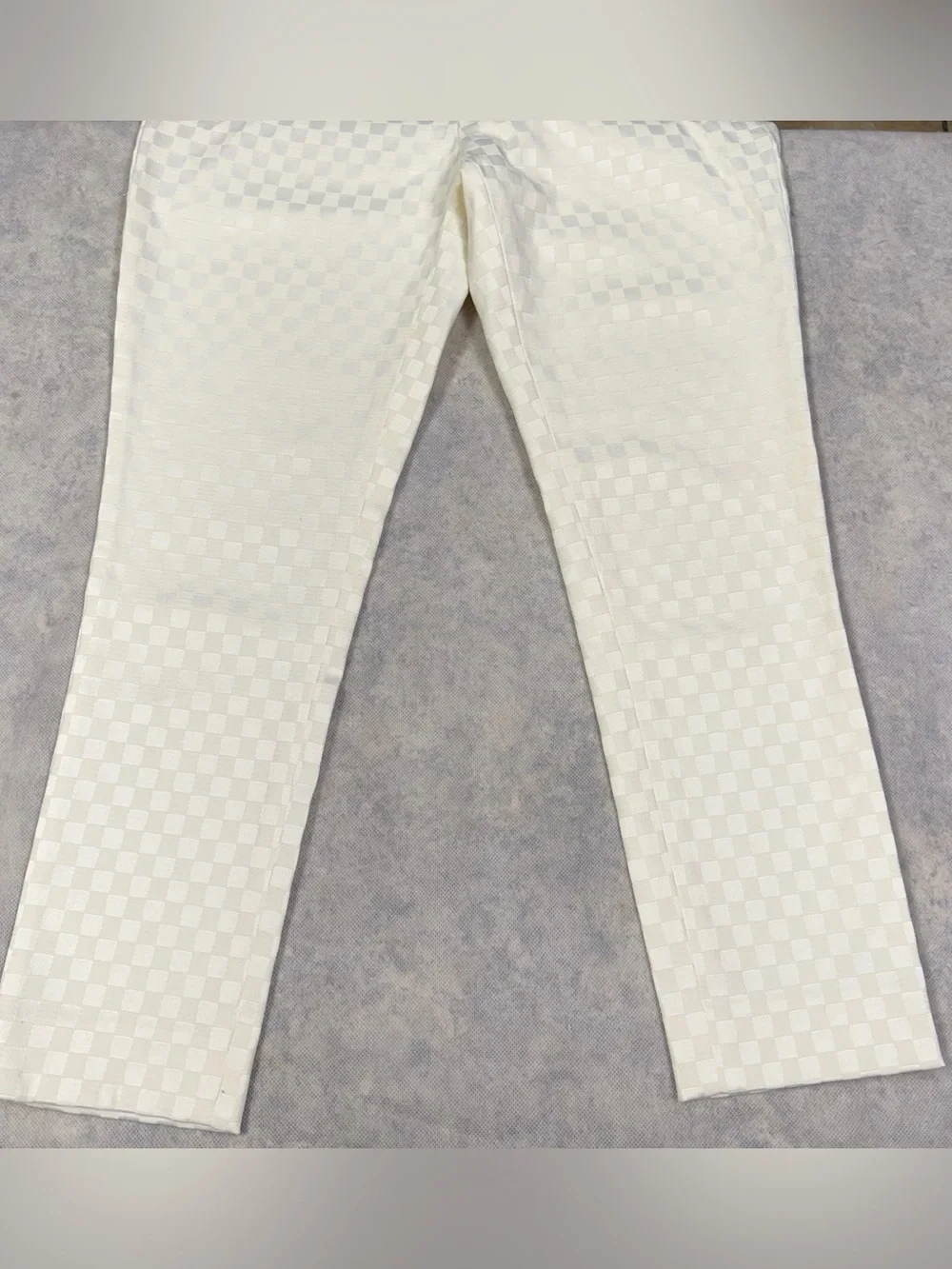 Banana Republic Subtle Hampton Petite Pants Size 0P Ivory